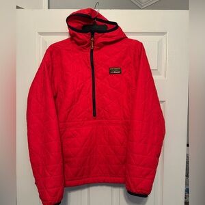 LLBean Red Anorak Jacket - Women’s M